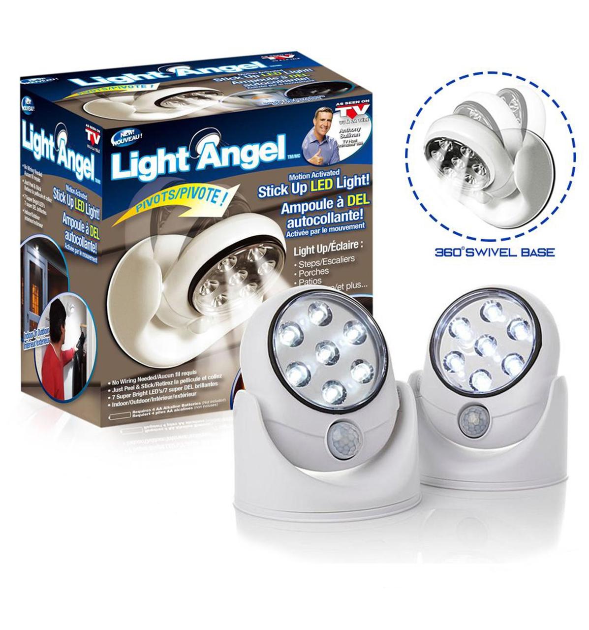 Світильник ліхтар з датчиком руху Light Angel Светодиодный светильник