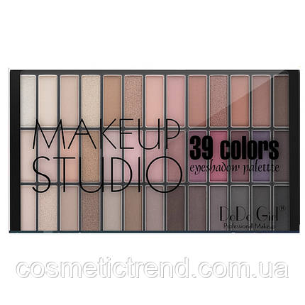 Палетка тіней DoDo Girl Make Up Studio 39 Colors Eyeshadow palette D3055B (розподавання), фото 3