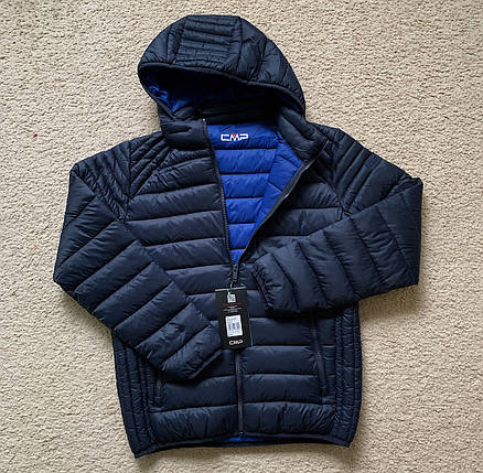 Чоловіча зимова куртка пуховик CMP Man Jacket Zip Hood Blue 30K2727-25NF Оригінал, фото 1