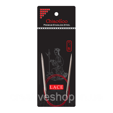 Спиці Chiaogoo Red Lace кругові (40 см) 5 мм