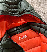 Чоловіча зимова куртка пуховик CMP Man Jacket Zip Hood Хакі 30K2727-F977 Оригінал, фото 4