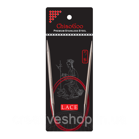 Спиці Chiaogoo Red Lace кругові (60 см) 5 мм