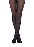 Calzedonia Жіночі колготи з візерунком С/М 4609 чорні, фото 3