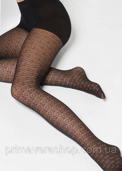 Calzedonia Жіночі колготи з візерунком С/М 1621 чорні