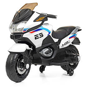 Дитячий електромотоцикл (2 мотори по 45W, MP3, TF, USB) Bambi M 4272EL-1 Білий