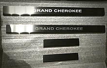 Накладки на пороги Jeep Grand Cherokee III 2004- 4шт. Standart