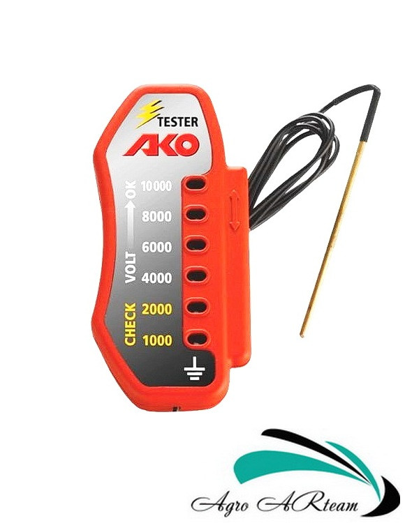 Тестер напруги 10 000 V для електроогорожі, АКО, Німеччина