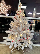 Сосна 1,85 м Icelandic iridescent біла з блиском УЦІНКА, фото 2