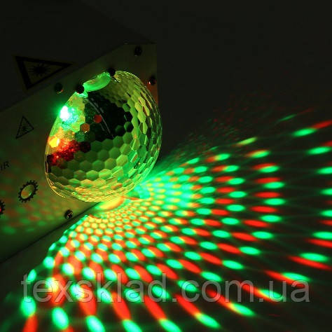 Лазерный светоприбор с LED подсветкой 2 в 1 LED MUSIC - фото 5 - id-p1292323169