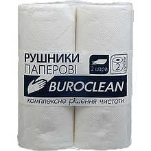 Целюлозні рушники Buroclean, 2 рулону, білі