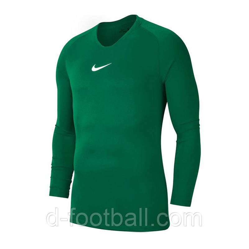 Дитяча компресійна термофутболка Nike Dry Park First Layer LS AV2611-302, Зелений, Розмір (EU) — 128 cm