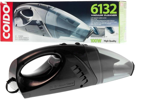 Автомобільний пилосос Суха + волога прибирання 100 W COIDO 6132