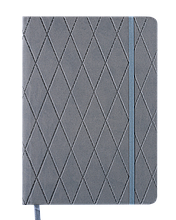 Щоденник датований 2022 CASTELLO, А5, сірий, позов.шкіра