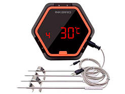 Термометр кулінарний Bluetooth для гриля Inkbird IBT - 6XS +4 датчика