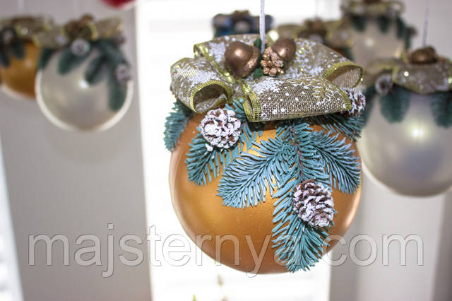 Новорічний декор "Шар золотий великий" Новорічний декор "Шар золотий великий"