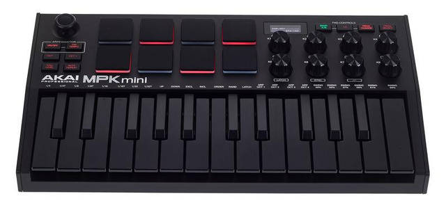 【ほぼ未使用】AKAI MPK mini mk3 MIDIコントローラー Amazon | Akai Professional USB MIDIキーボードコントローラー