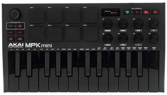 MIDI-клавіатура AKAI MPK MINI MK3 Black, ціна: 4830