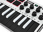 MIDI-клавіатура AKAI MPK MINI MK3 White, фото 7