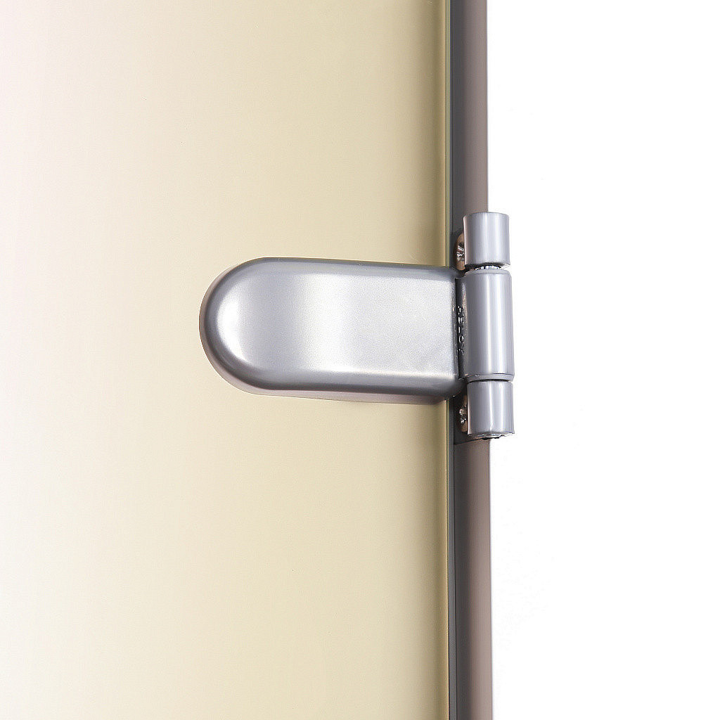 Стеклянная дверь для хамама GREUS Premium 80/200 бронза - фото 5 - id-p1279135136