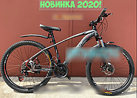 Горный спортивный взрослый велосипед Azimut Nevada (Азимут Невада) 29 дюймов рама 17 серый