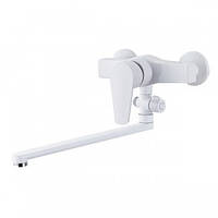 Змішувач для ванни Plamix з термопластичного пластику Oscar 006 White (без шланга та лійки) PM0559