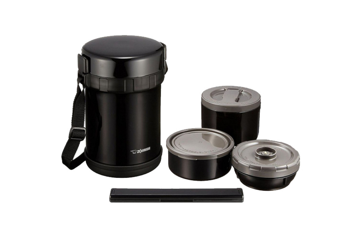 Набір для ланчу ZOJIRUSHI SL-GH18BA ц:чорний, фото 1