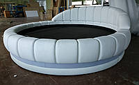Кругле дизайнерське ліжко на замовлення Елегія-45 (Меблі-Плюс TM)