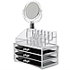 Cosmetic storage box, органайзер для косметики з дзеркалом, 3 ящики, фото 2