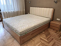 Ліжко з підйомним механізмом з бука Токіо М50 Лев Меблі