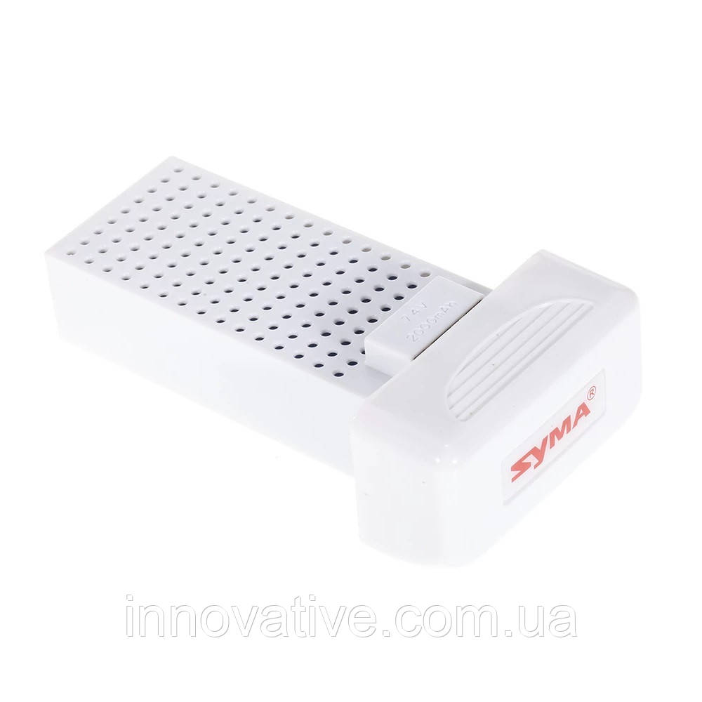 Додатковий акумулятор Li-Po 7.4 V 2000 mAh для квадрокоптера Syma X8 PRO (Білий)