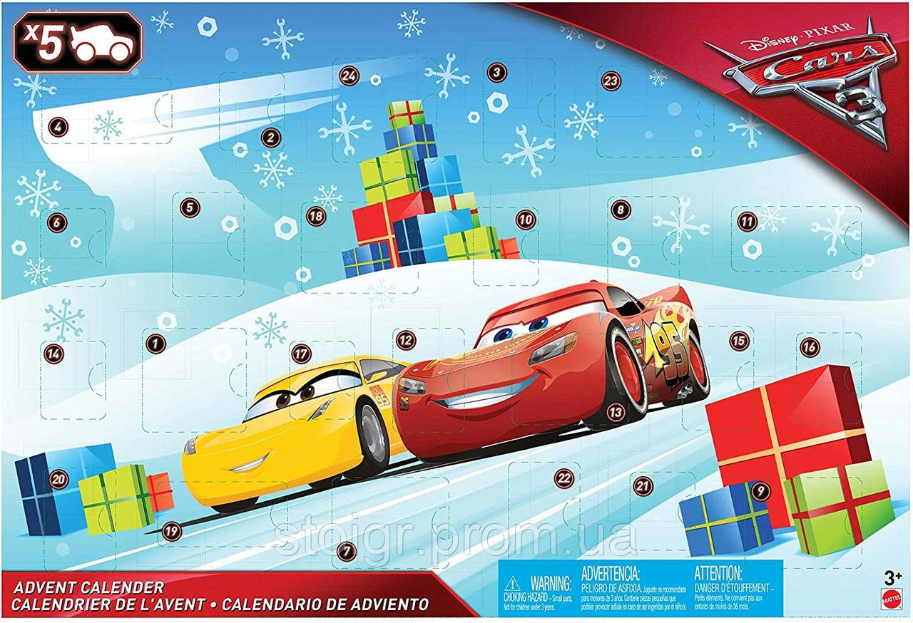 Адвент календарь Тачки Mattel Disney Cars FGV14 Advent Calendar - фото 1 - id-p1292467893