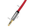 Кабель аудіо Ugreen 3.5 mm AUX плоский 1M Red (AV119), фото 7