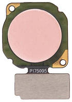 Шлейф Honor 8X/P Smart со сканером отпечатка пальца розового цвета без микросхемы