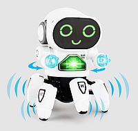 Интерактивный танцующий робот музыкальный светится 16 см BOT ROBOT ZR142
