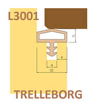 Уплотнитель для дверей Trelleborg L3001 прозрачный