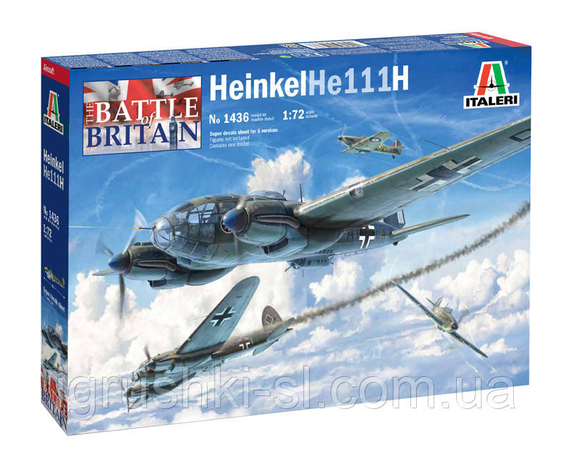 Збірна модель Italeri (1:72) Heinkel He111H