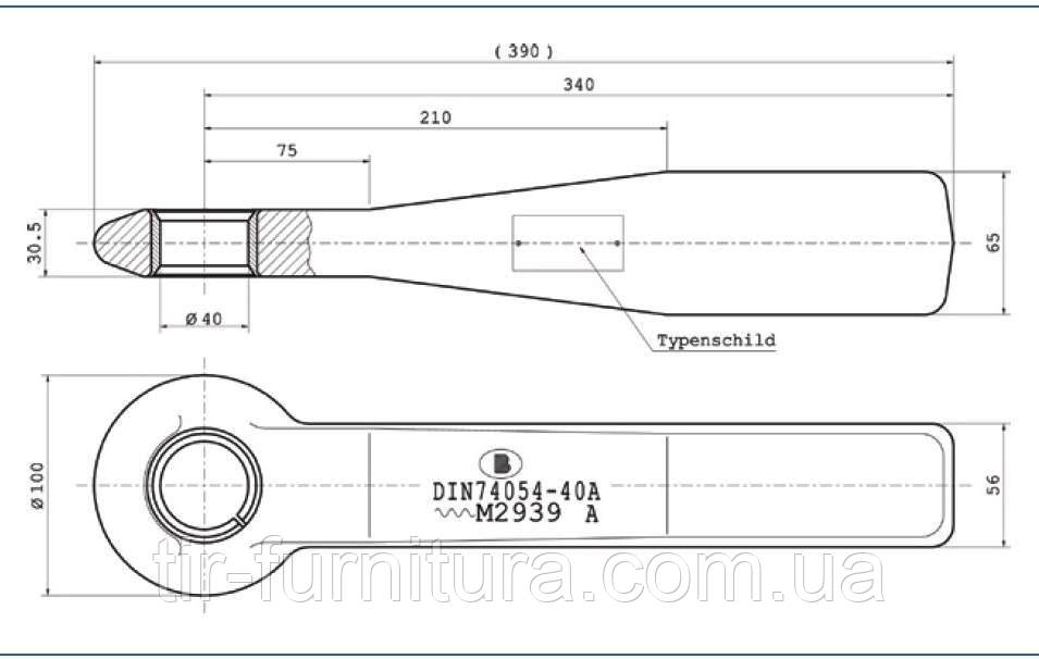 Зчіпна петля ROCKINGER Ø40