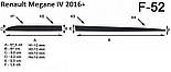 Молдинги на двері для Renault Megane IV 2016+, фото 5