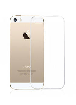Чохол для iPhone SE силіконовий бампер прозорий