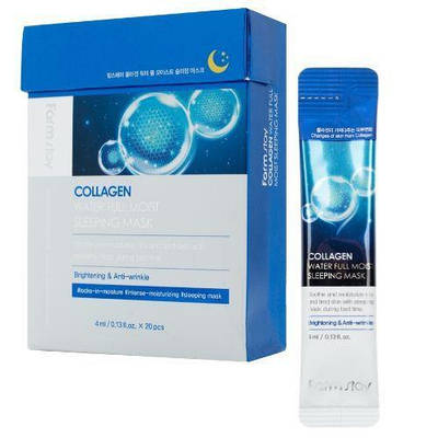 Нічна маска в саше з колагеном FARMSTAY Collagen Water Full Moist 4 мл