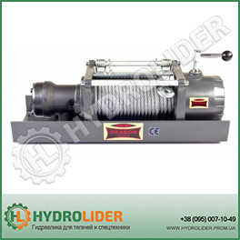 Гідравлічна лебідка на евакуатор DWHI 12000 HD Dragon Winch без управління