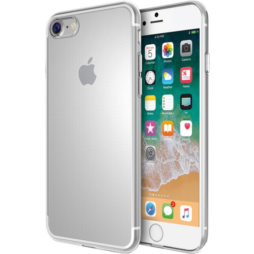 Чехол для iPhone 8 силиконовый бампер прозрачный