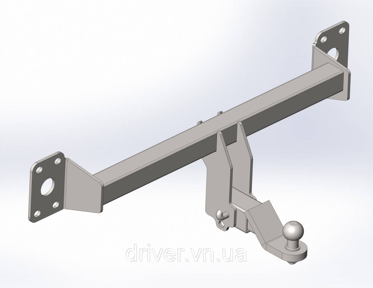 Фаркоп Audi Q7 2006-2015 / Porsche Cayenne 2002-2017 / Volkswagen Touareg 2003-2010 Вставка квадрат, фото 1