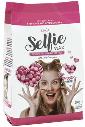 Гарячий віск Selfie у гранулах, для депіляції обличчя, ItalWax