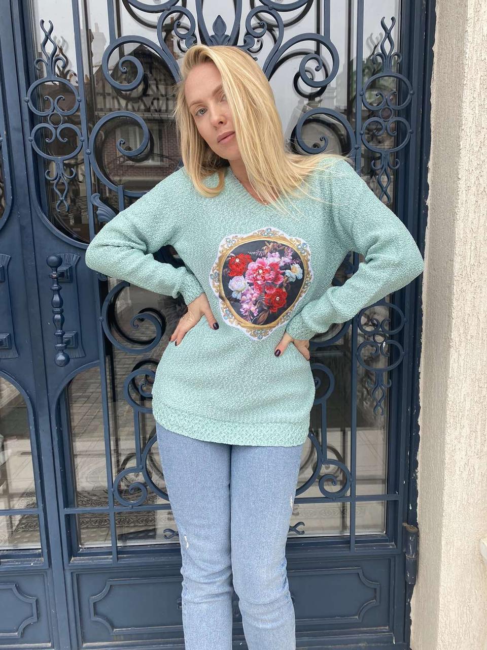 Кофта, светр жіночий з аплікацією X&Y