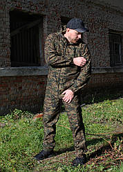 Костюм камуфляжний утеплений (підкладали+синтепон) з капюшоном темний піксель brown One-Point