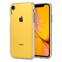 Чехол для iPhone Xr силиконовый бампер прозрачный