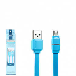 USB кабель Remax Breathe RC-029m MicroUSB 1m Blue