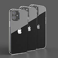 Тонкий силиконовый прозрачный чехол для айфон iPhone 12 Pro Max
