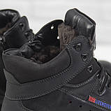 Зимові чоловічі теплі черевики на хутрі Stylen Gard M9013-2 чорні, фото 6